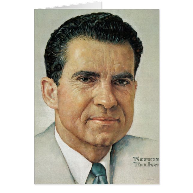 Richard Milhouse Nixon Hälsningskort (Framsidan)