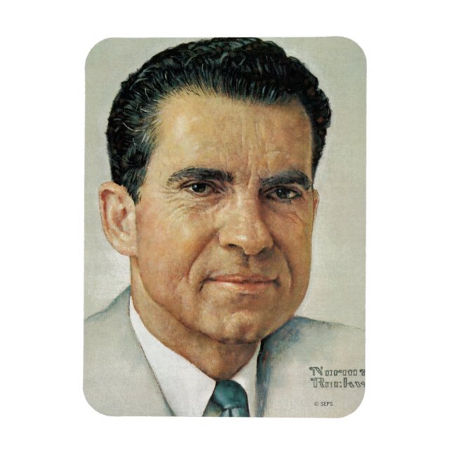 Richard Milhouse Nixon Magnet (Vertikal)