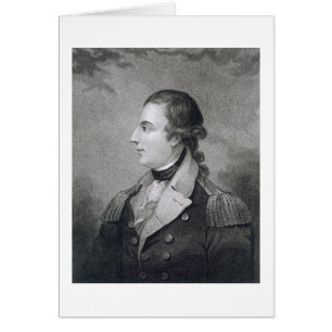 Richard Montgomery (1736-75) ingiven av E. Macken Hälsningskort