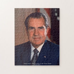 Richard Nixon 37:e president i USA Pussel