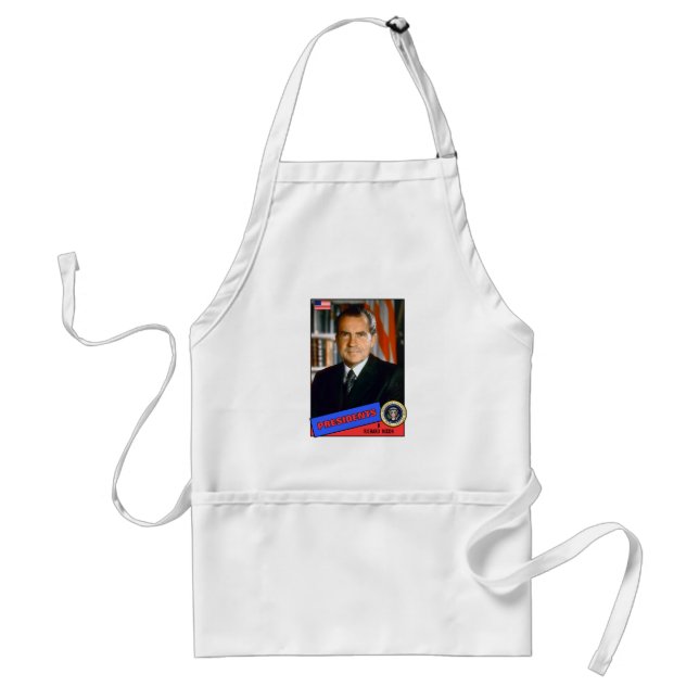 Richard Nixon Basebollkort Förkläde (Framsidan)