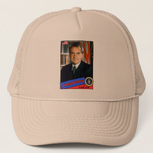 Richard Nixon Basebollkort Keps