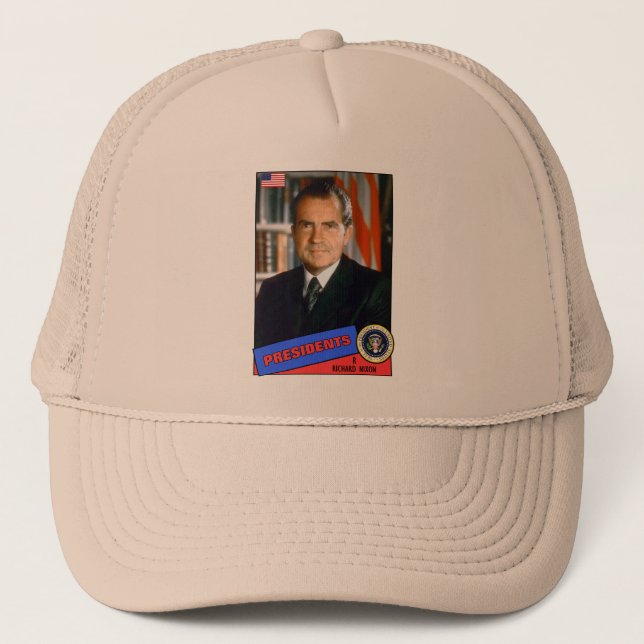 Richard Nixon Basebollkort Keps (Framsida)