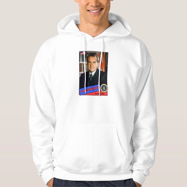 Richard Nixon Basebollkort Sweatshirt (Framsida)