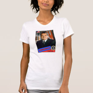 Richard Nixon Basebollkort T-shirt