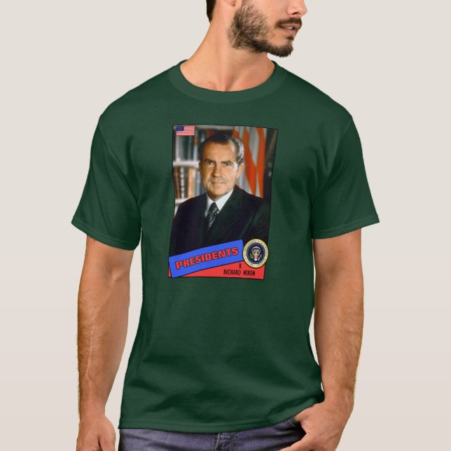 Richard Nixon Basebollkort Tröja (Framsida)