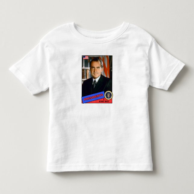 Richard Nixon Basebollkort Tröja (Framsida)