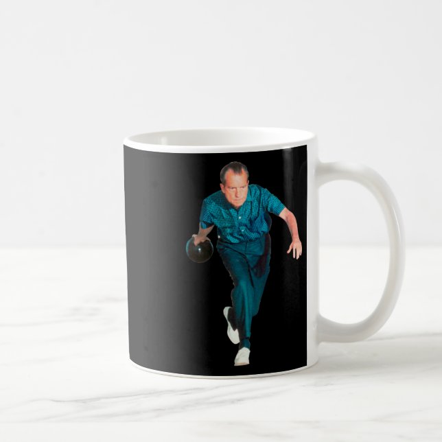Richard Nixon Bowling  Kaffemugg (Höger)