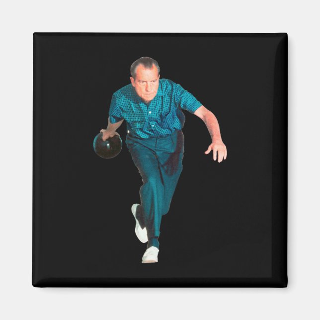 Richard Nixon Bowling  Magnet (Framsidan)