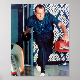 Richard Nixon Bowling Poster
