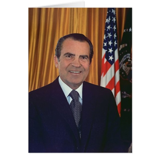 Richard Nixon Hälsningskort (Framsidan)