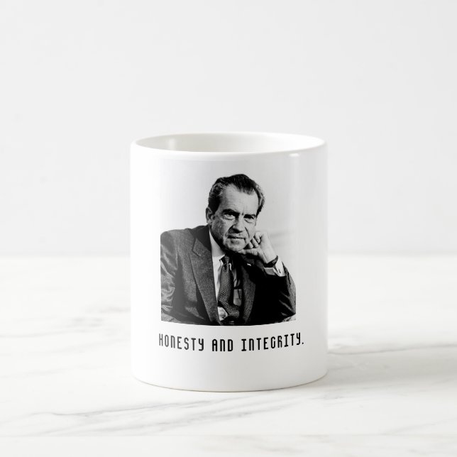 Richard Nixon Honety and Integrity Coffee Mugg (Center)