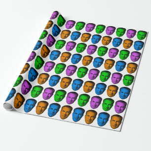 Richard Nixon i Vivid Färg Presentpapper