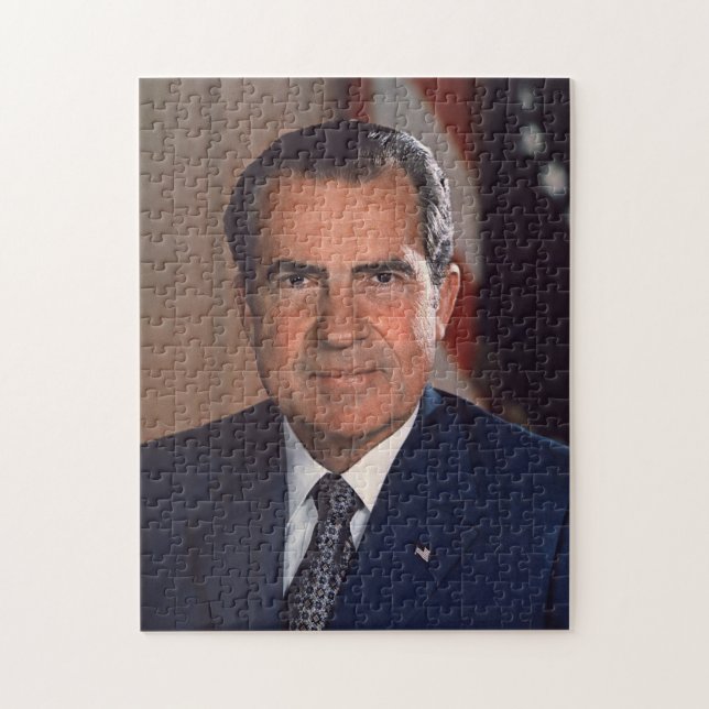 Richard Nixon Jigszle Puzzle Pussel (Vertikal)