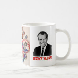 Richard Nixon knäppas samlaremuggen Kaffemugg