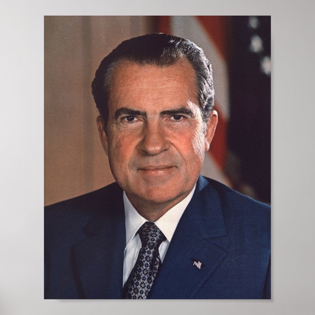 Richard Nixon President Porträtt Poster (Framsidan)
