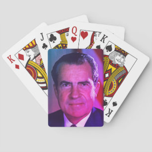 Richard Nixon, republikanske presidenten US Politi Casinokort