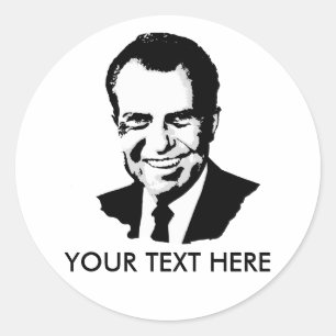 Richard Nixon Runt Klistermärke
