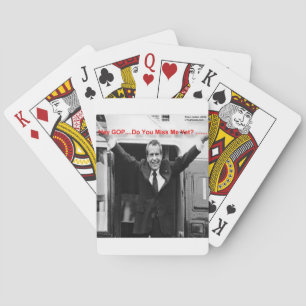 Richard Nixon "Saknar du mig än?" Roliga presenter Casinokort