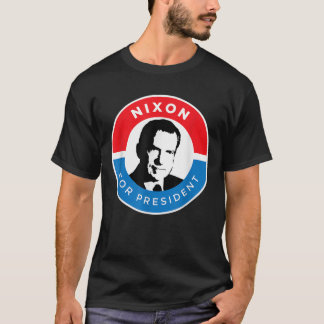 Richard Nixon Shirt President Kampanj Republican T