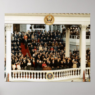 Richard Nixon Sworn in - 1969 Poster