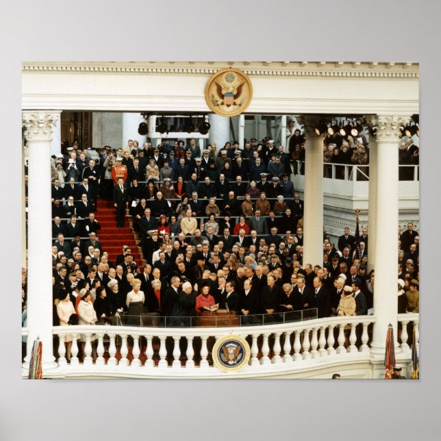 Richard Nixon Sworn in - 1969 Poster (Framsidan)