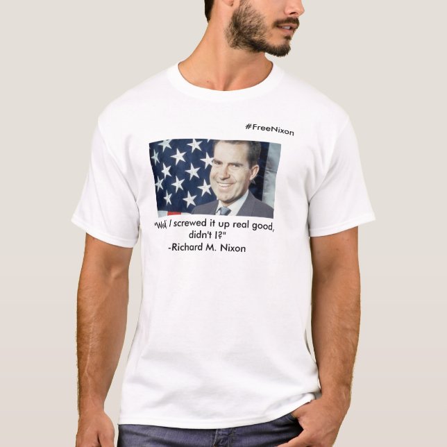 Richard Nixon T-tröja T-shirt (Framsida)