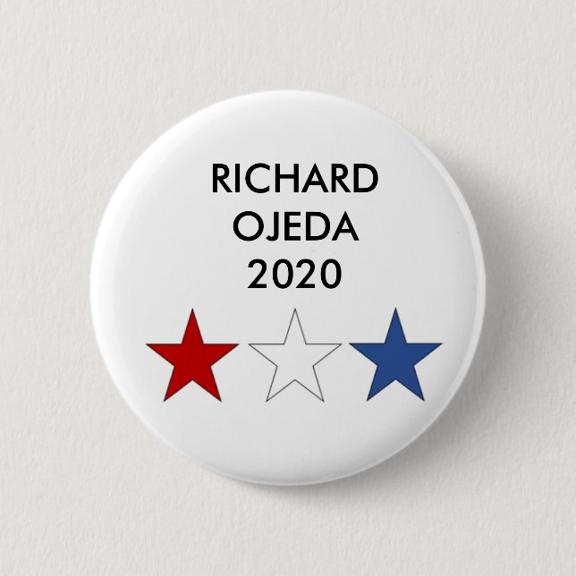 Richard Ojeda 2020 President Button Knapp (Framsida)