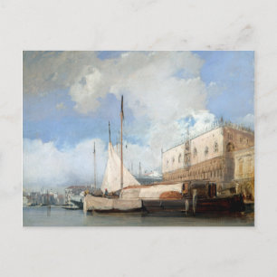 Richard Parkes Bonington The Doge's Palace, Venedi Vykort