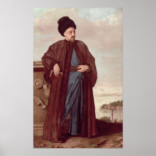 Richard Pococke i den orientaliska dräkten, 1738 Poster