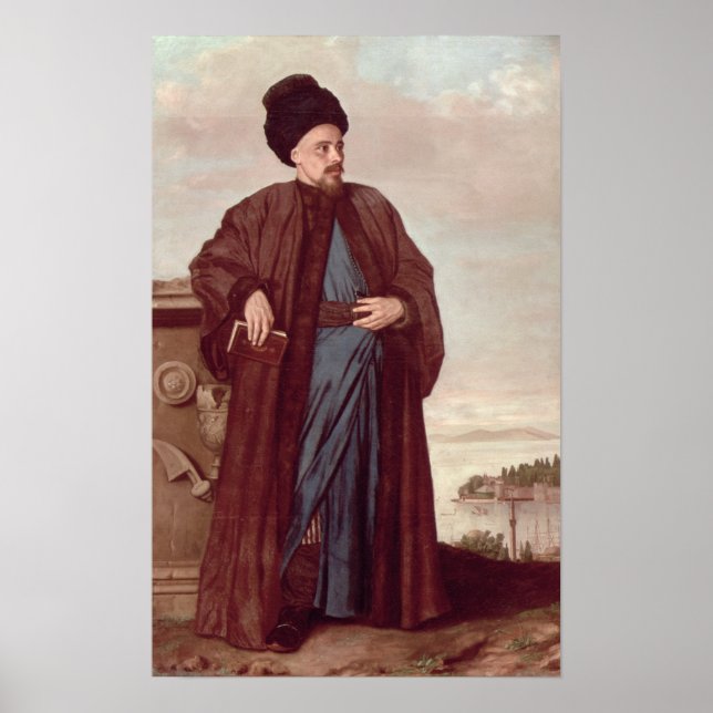 Richard Pococke in oriental costume, 1738 Poster (Framsidan)