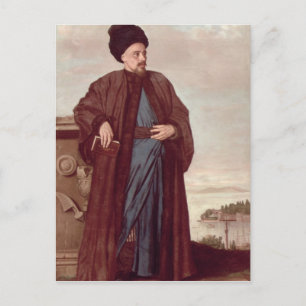 Richard Pococke in oriental costume, 1738 Vykort