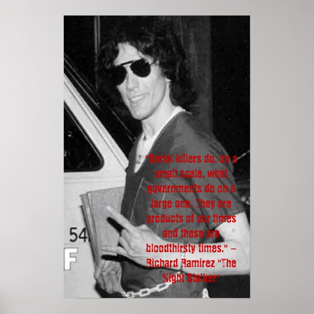 Richard Ramirez Poster (Framsidan)