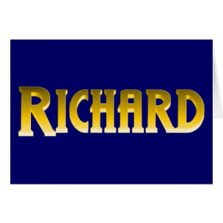 RICHARD, Richard Hälsningskort