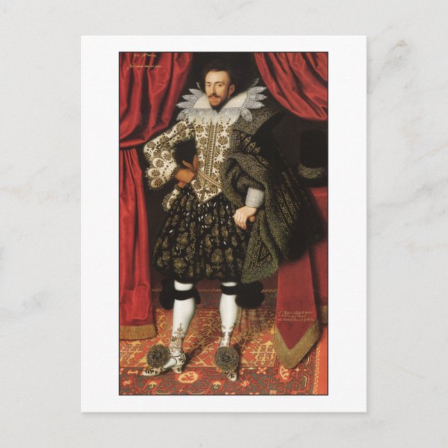 Richard Sackville av William Larkin Vykort (Framsida)