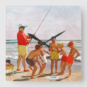 Richard Sargent, Big Pole Little Fish Fyrkantig Klocka