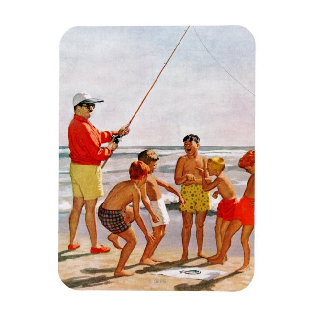 Richard Sargent, Big Pole Little Fish Magnet (Vertikal)