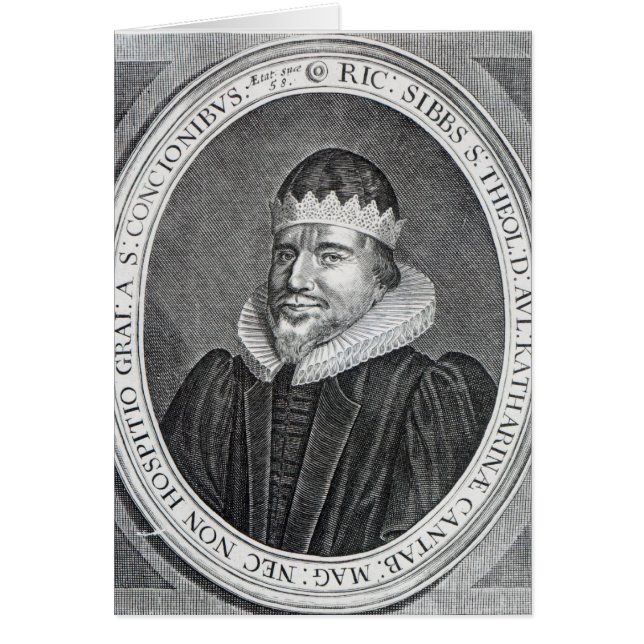 Richard Sibbes Hälsningskort (Framsidan)