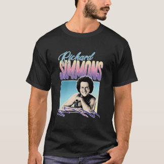 Richard Simmons 80s Styled Tribute Design T Shirt