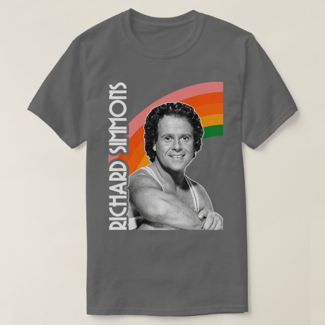 Richard Simmons Retro Stil FanArt Design T Shirt (Design framsida)