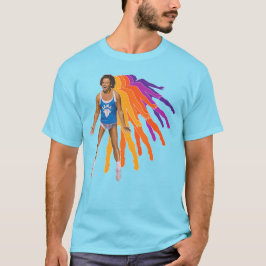 Richard Simmons Retro Sweatin' Rainbow T Shirt