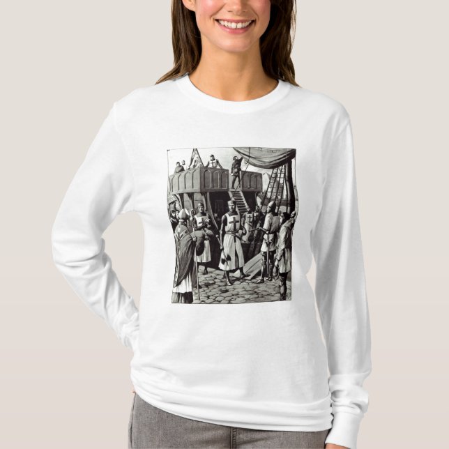 Richard som jag uppsättningar seglar för det tee shirt (Framsida)