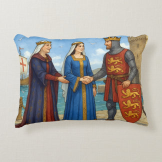 Richard the Lion Heart meets Berengaria Prydnadskudde