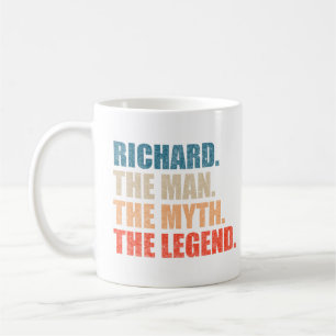 Richard The Man the Myth the Legend Kaffemugg