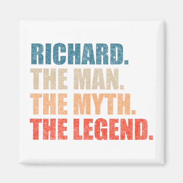 Richard The Man the Myth the Legend Magnet (Framsidan)