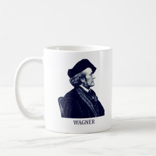 Richard Wagner blått Kaffemugg