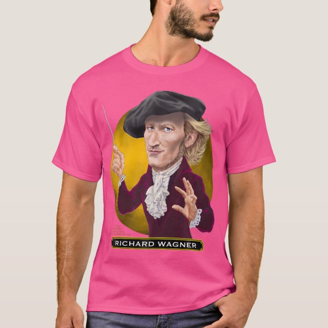 Richard Wagner German Opera Composer T Shirt (Framsida)