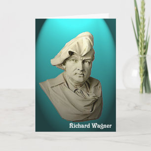 Richard Wagner hälsningkort Kort
