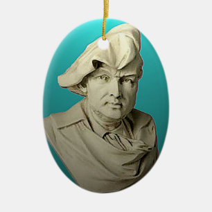 Richard Wagner julprydnad Julgransprydnad Keramik