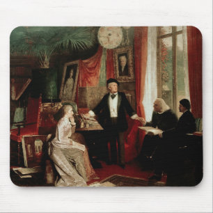 Richard Wagner med Franz Liszt och Liszts daught Musmatta